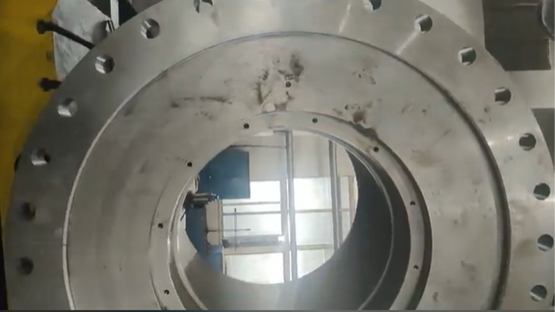 Machining 2000mm Hydraulic Coupling on Gantry Boring Machine
